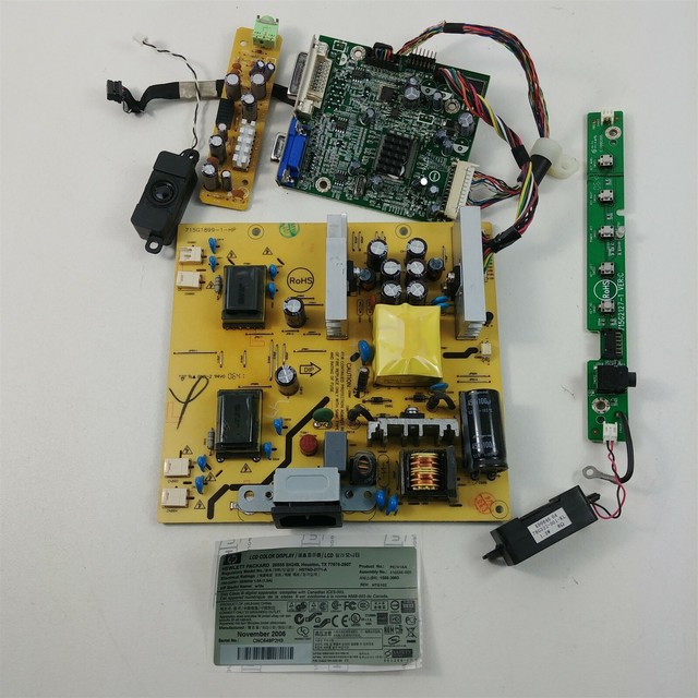 HP Monitor Hstnd2a03 20555 Sh249 Replacement Circuit Boards Internal