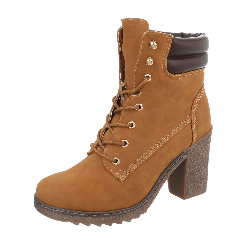 Damen Schuhe Stiefeletten designer Schnür Boots 03737 Camel 40 Damen Schuhe Stiefeletten designer Schnür Boots 03737 Camel 40