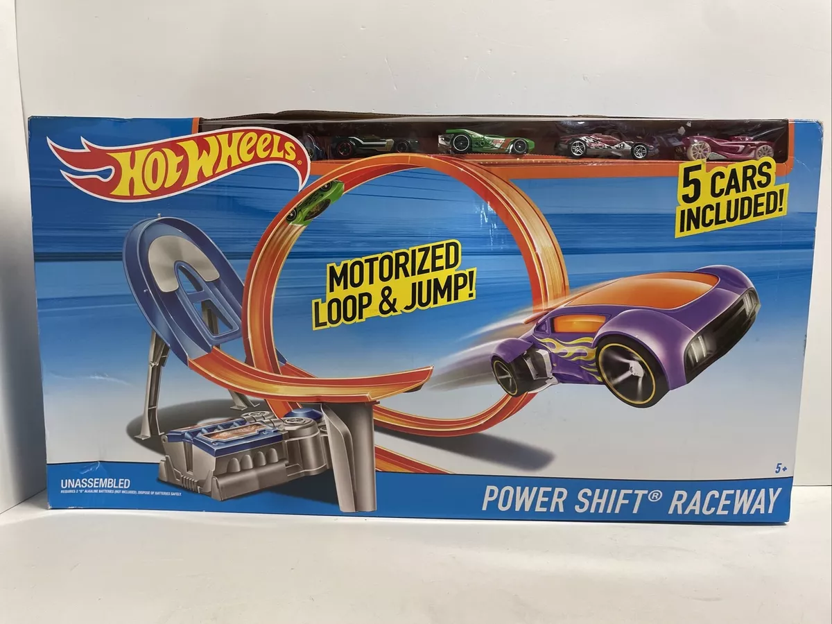 Hot wheels motorized loop on sale track