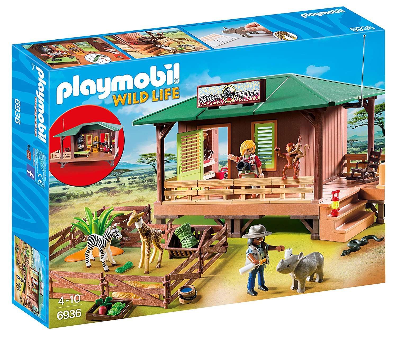 Playmobil Wild Life 6936. Clínica Veterinaria de África . A partir de 4 años Playmobil Wild Life 6936. Clínica Veterinaria de África . A partir de 4 años