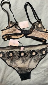 Agent Provocateur Janie Set 34B Sz 3 Brief 