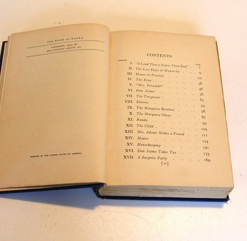 The Pride of Maura by Nina Larrey Duryea Signed by Author 1932 - Imagen 5 de 11