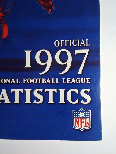 Vtg 1997 NFL National Football League Statistics Book ~ Stat Guide ~ Roster C8A - Picture 2 of 12