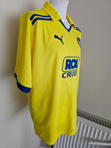 COLCHESTER UNITED FC PUMA 2011 YELLOW AWAY SHIRT ADULT SIZE XXLARGE *RARE* - 第 5/11 張圖片