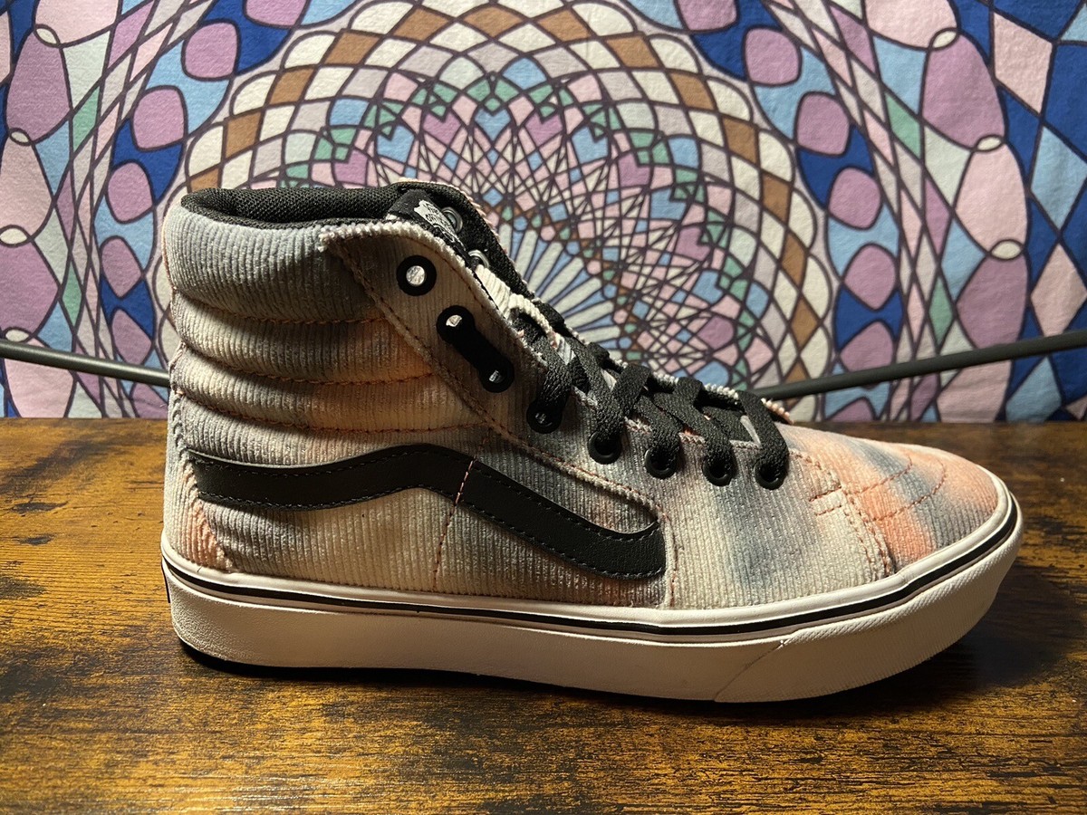 VANS Sk8-Hi ComfyCush Blotched Tie Dye Corduroy Skate