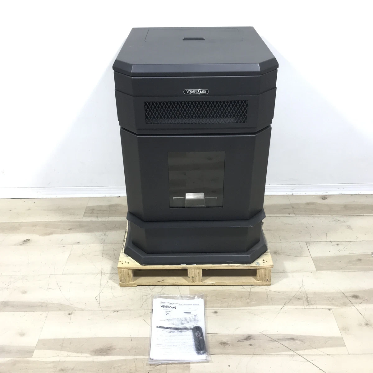 Vogelzang VG5790 2200 sq. ft. Wood Pellet Stove 120lb Hopper and Remote  Control | eBay