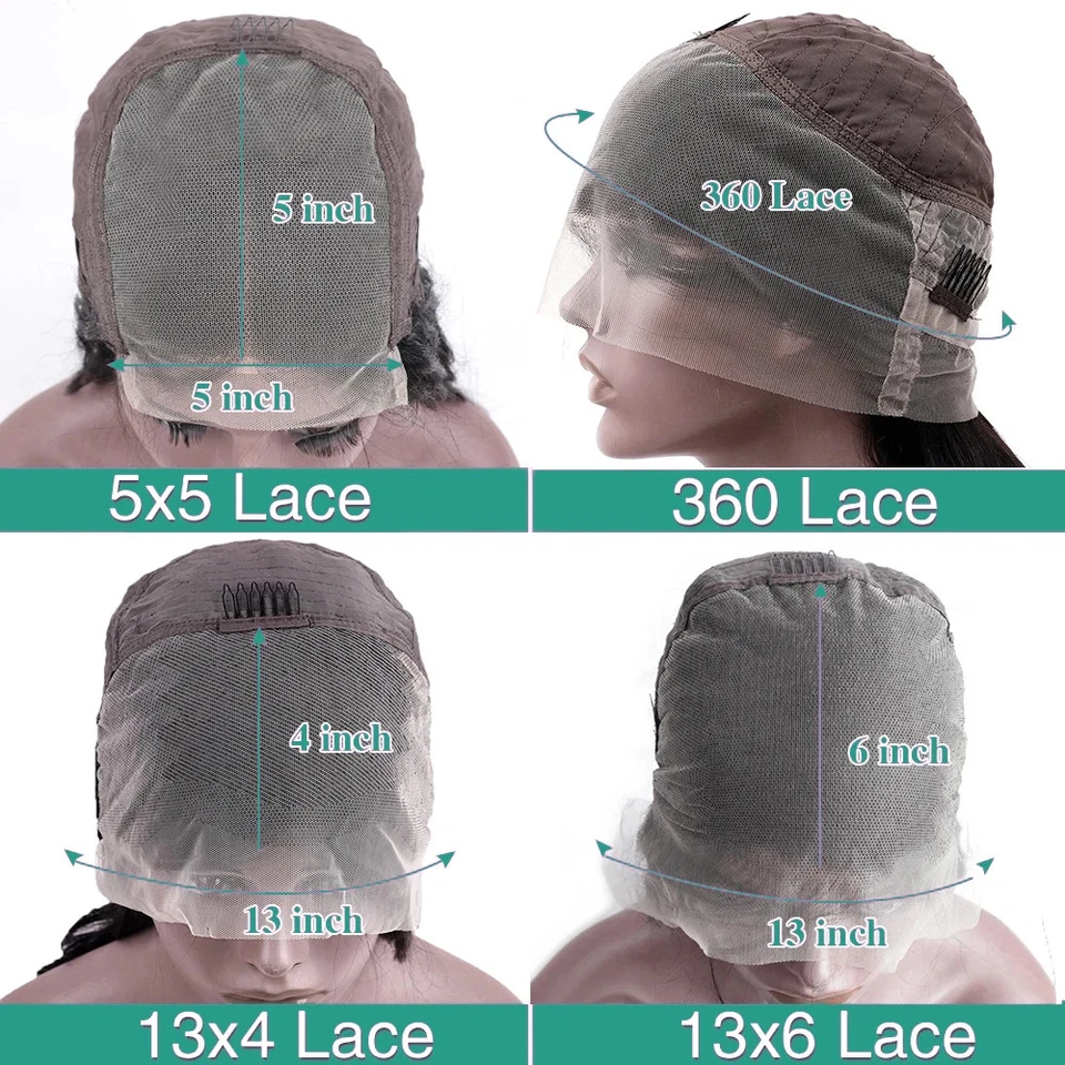 Peluca de cabello humano rizado con rizos en espiral extremo 13x4 pelucas delanteras de encaje 220 densidad 13x6 Foto 4 de 4