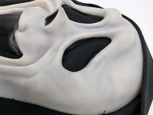 Máscara facial vintage Scream Ghost sonriente Pascua ilimitada Halloween 8511SM - Imagen 11 de 19