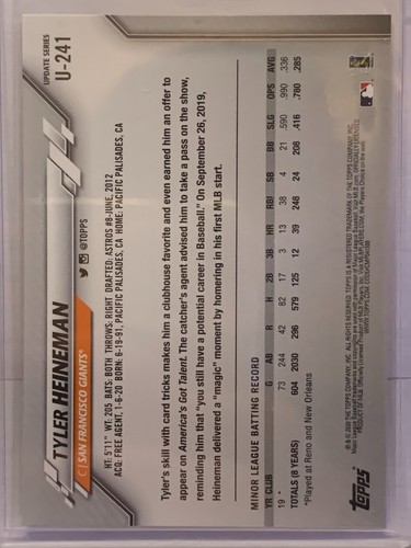 2020 TOPPS UPDATE SERIES BASEBALL #1-249 - You Pick VETS & RC Rookie (a32) - Picture 185 of 189