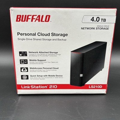 Buffalo LinkStation 210 4TB Personal Cloud Storage NAS Network Drive LS210D