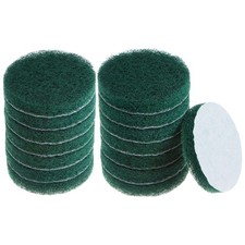 15pcs Drill Power Brush 4 Inch Tile Scrubber Scouring Pads 150-240 Grit