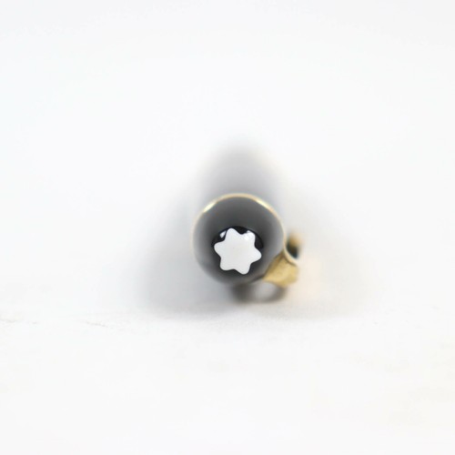 Montblanc Meisterstück No.146 14K Nib Logo Engraved White Star Fountain Pen Blac - 第 4/12 張圖片