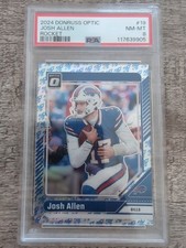 2024 Panini Donruss Optic Rocket Josh Allen #19 PSA 8