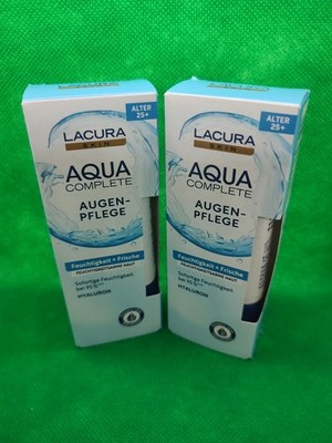 2 x LACURA Skin Aqua Complete Augenpflege, á 15ml, alle Hauttypen, ab 25
