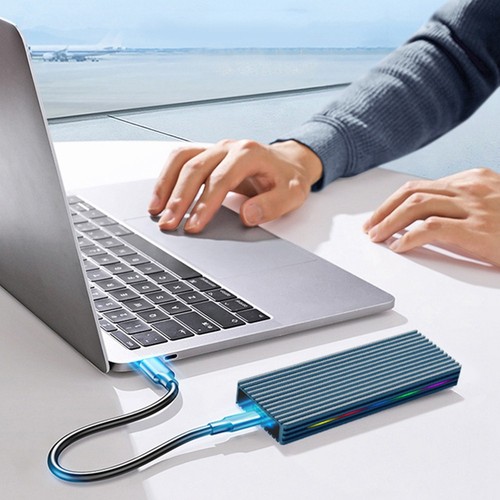 M.2 M Key SSD-GehäUse, 10 Gbit/S/5 Gbit/S, USB 3.1, NGFF-Protokoll, USB-C-M5759 - Afbeelding 2 van 6