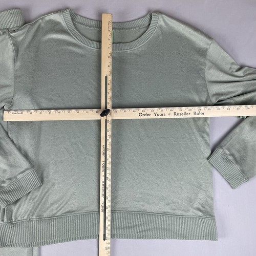 Pigiama salopette Honeydew 2 pezzi super morbido donna XL verde oliva tasche - Foto 21 di 24