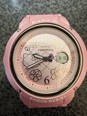 Casio Baby-G BGA-150KT Hello Kitty Limited Collaboration Pink Watch Japan Used