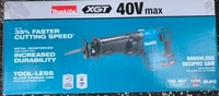 Makita 40 V Max XGT Brushless Cordless Recipro Saw GRJ01Z (tool only)