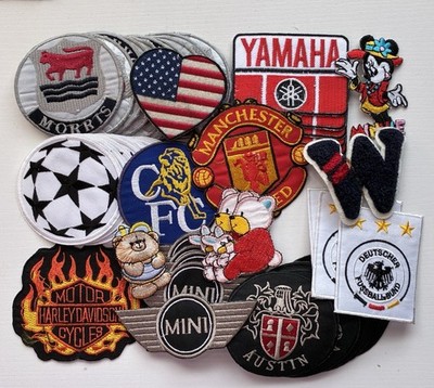 Bulk Lot of 50+ Embroidered Patch Scraps｜Not Retail Quality｜FAST SHIPPING