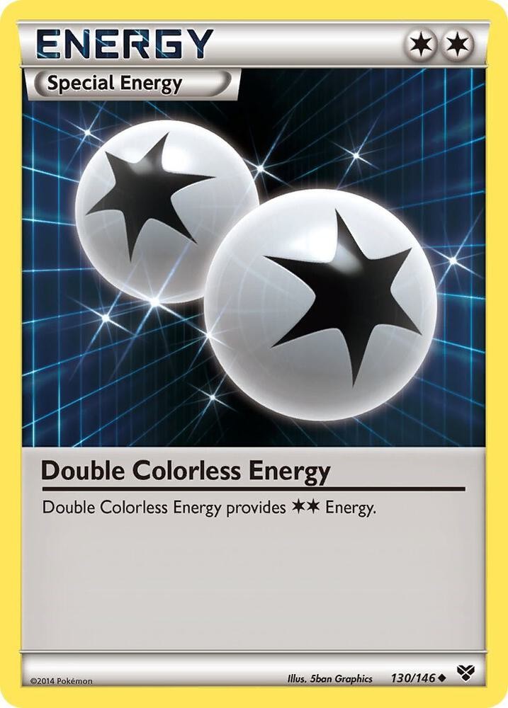 Double Colorless Energy XY Base Set Uncommon 130/146 2014 Pokemon TCG