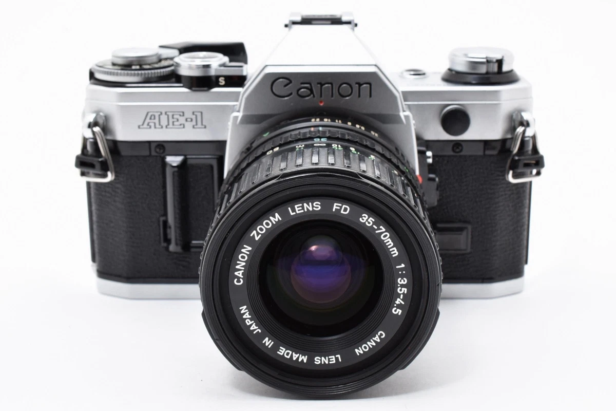 ✨美品✨Canon AE-1 フィルムカメラ 35-70mm 1:3.5-4.5 Canon AE-1 Film Cameras for sale - eBay