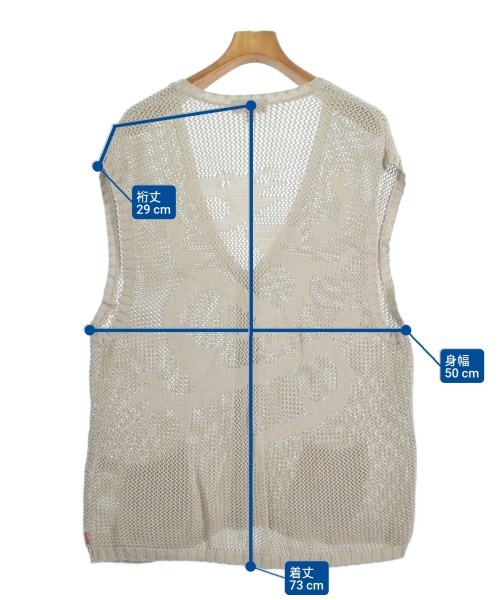 Supreme Vests GrayBeige M 2200645190069 thumbnail 6