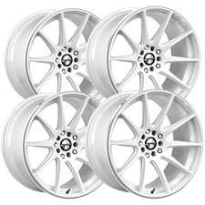 Set Of 4 Shift H34 Gear 18x9 5x1005x4.5 30mm White Wheels Rims 18 Inch Set Of 4 Shift H34 Gear 18x9 5x1005x4.5 30mm White Wheels Rims 18 Inch