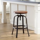 Elm Lane Bronze Swivel Bar Stool 2 29" High with Footrest Kitchen Counter Island