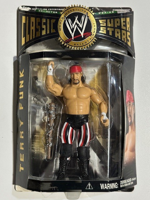 WWE Classic Superstars Terry Funk JAKKS Pacific Wrestling Action Figure S15