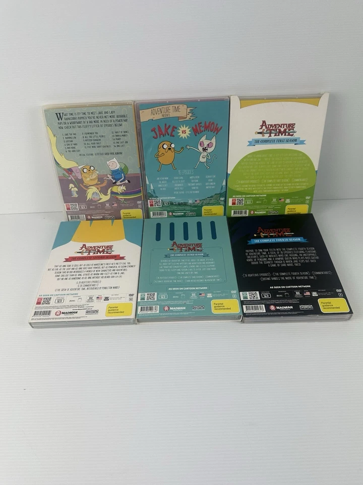 Adventure Time DVD Box Set Seasons 1-4 Complete Collection + Jakes Movie Reg 4 - image 4 of 4