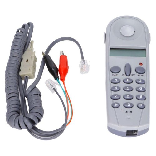 Phone Line Tester Cable Tool Set with Connectors for Lineman Use - Foto 15 di 24