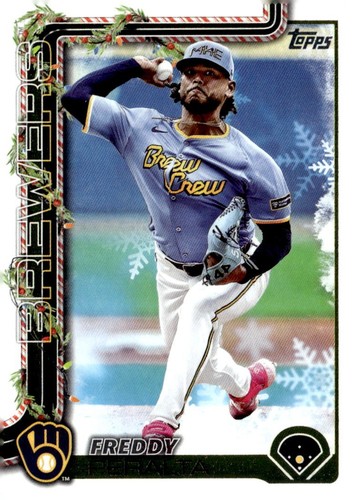 Topps Holiday Base #H99 Milwaukee Brewers 2025 - Imagen 1 de 2