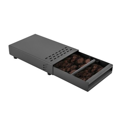Espresso Sudschublade Professionale for Kaffeesatz Edelstahl Knock Box Schwarz