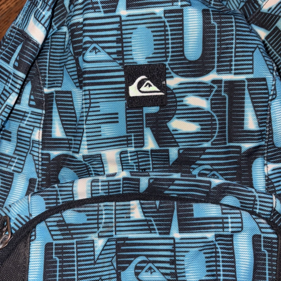 Vintage Quicksilver Backpack Y2K Vintage Waves Geometric Old School - Image 2 of 4