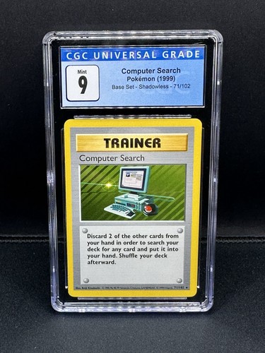 Computer Search (Shadowless) graded CGC 9 for sale on eBay