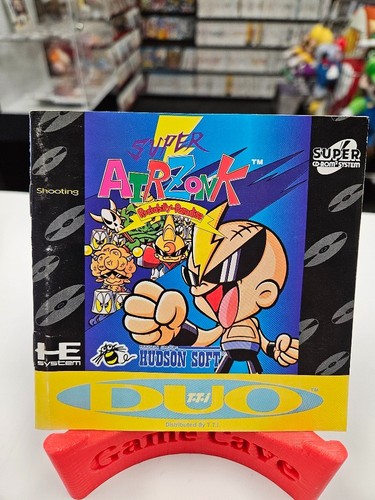 SUPER AIR ZONK - TurboGrafx 16 CD - Turbo Duo - Super CD - CIB excellent - Picture 4 of 11