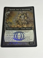 MTG Korlash, Heir to Blackblade Future Sight Pre-Release Promo Foil NM
