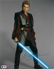 HAYDEN CHRISTENSEN SIGNED STAR WARS 14X11 PHOTO (ACG CERT AG17126)