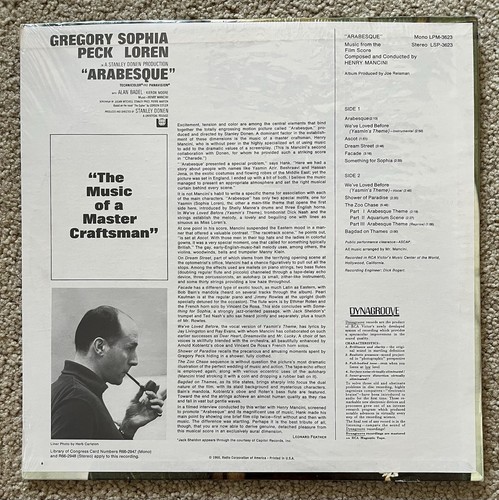Sealed - ARABESQUE / Mancini - OST Soundtrack LP 1966 RCA LSP3623 Vinyl * MINT - Bild 2 von 2
