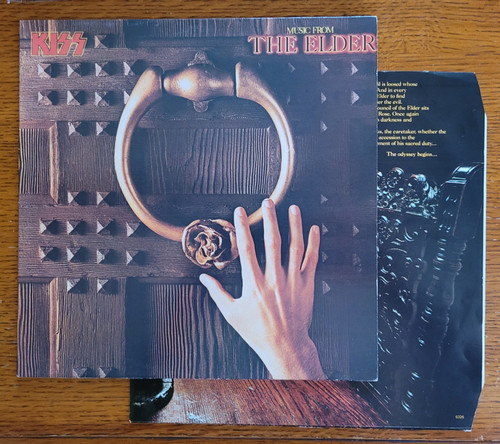 KISS 1981 The Elder NORWAY 1981 NO POSTER w/Inner VINYL LP AUCOIN RARE EX/EX HTF - Picture 1 of 9