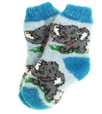 Kids Wool Blend Socks 2-3 Years - Handmade Russian Warm Soft Winter Knit Socks