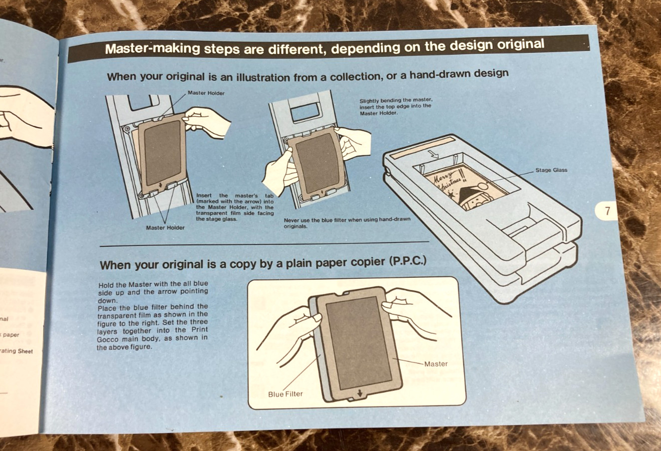 RISO Print Gocco Owners Manual B6 Hi-Mesh Set Template Design Sheets Catalog