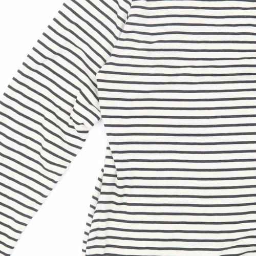 H&M Women Striped Maternity Boat Neck Top - Size 12 - Picture 5 of 12
