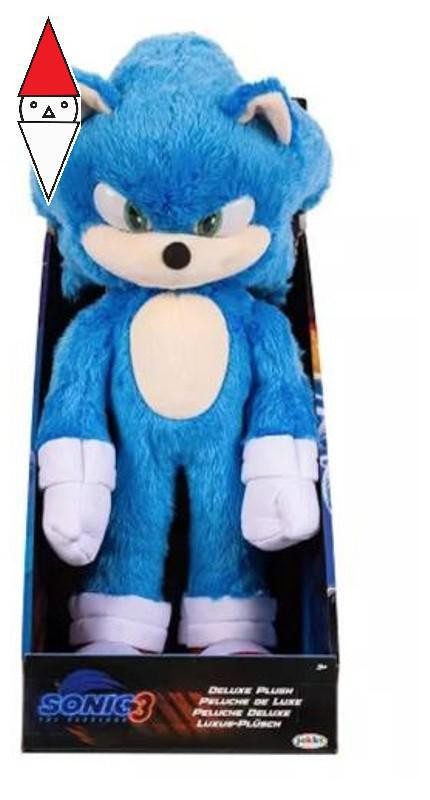ACTION FIGURE JAKKS PACIFIC SONIC 3 MOVIE PLUSH DELUXE 33 CM SONIC