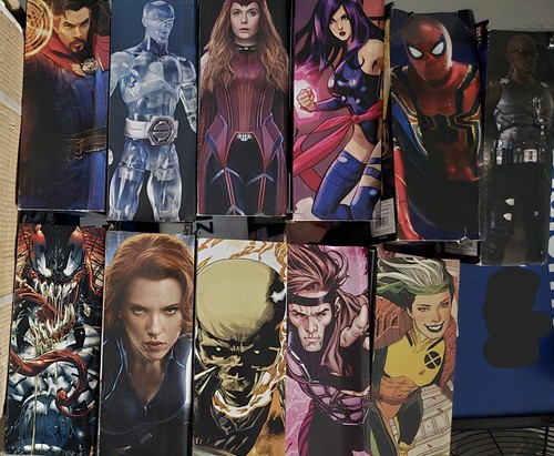 Lot of 18 Marvel Select Boxes Spider-Man Psylocke Fantastic Four X-Men Avengers