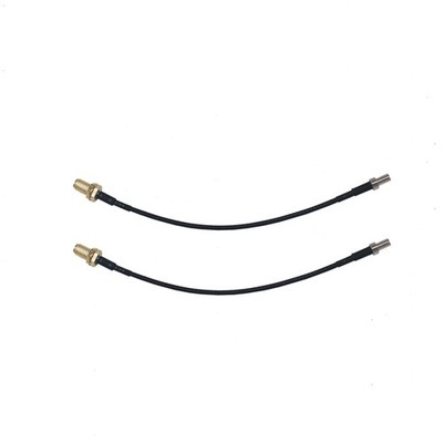 Koaxialadapter SMA auf TS9 RG316 Kabel 15cm 2 Stk. Für Antennen, Router, Modems