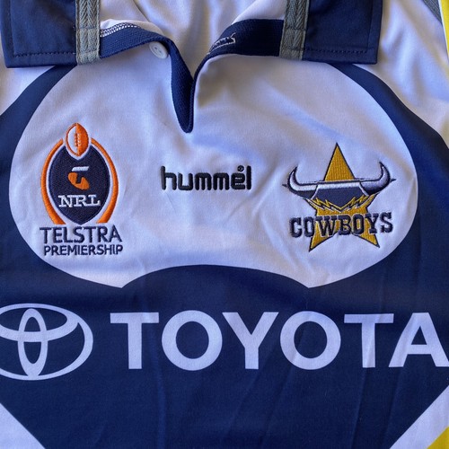 2006 NRL Cowboys Jersey Hummel XL Telstra Toyota Vintage Rugby League Shirt - Photo 4/13