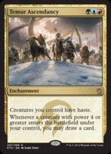 Temur Ascendancy - Near Mint MTG Khans of Tarkir
