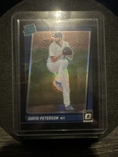 2021 Panini Optic Rated Rookie Black Refractor  1/25 David Peterson #61 (RC)