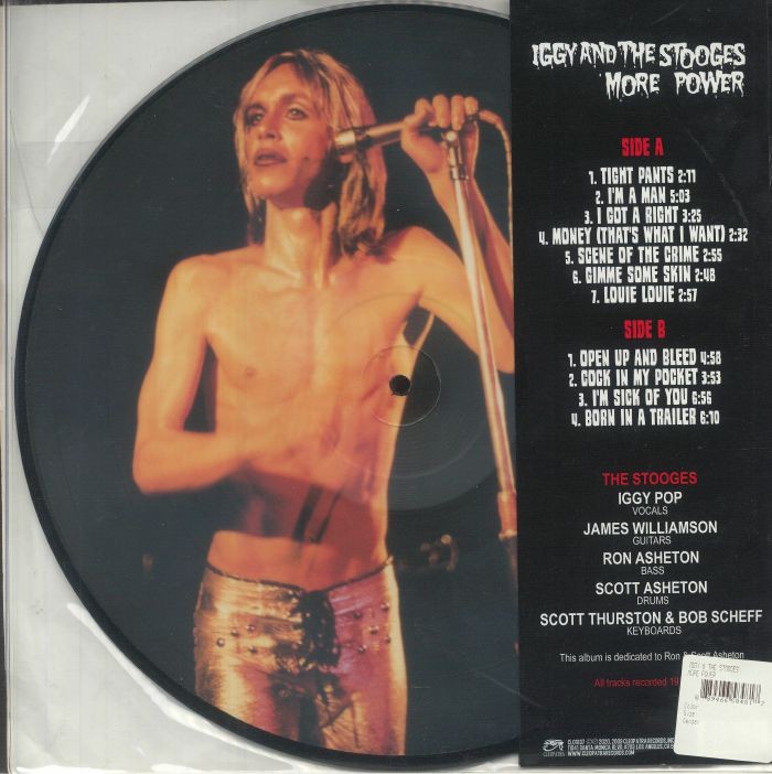 IGGY & THE STOOGES - More Power (reissue) - Vinyl (picture disc vinyl LP)